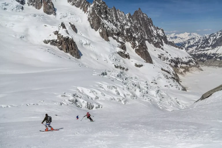 Glacier Skiing