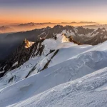 Aiguille du Midi from Mont Blanc